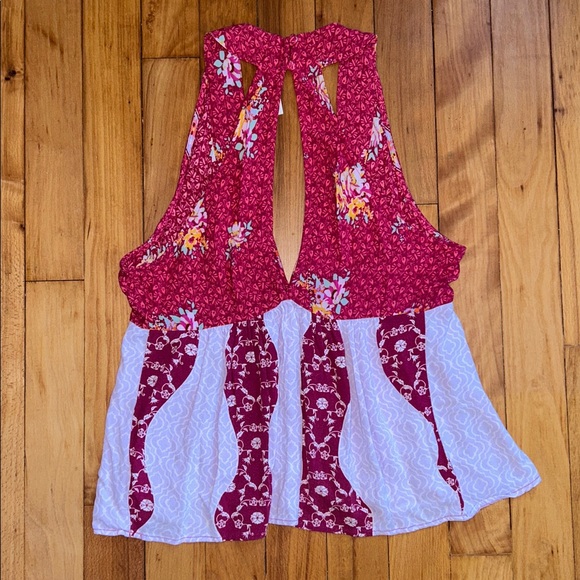 Free People Dream Darlin Floral Babydoll Tank - Picture 3 of 6